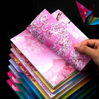 กระดาษพับนก พับเต่า กระดาษพับ โอริกามิ Origami Paper ขนาด 15x15, 17x17 cm (50แผ่น) พร้อมส่งจากไทย