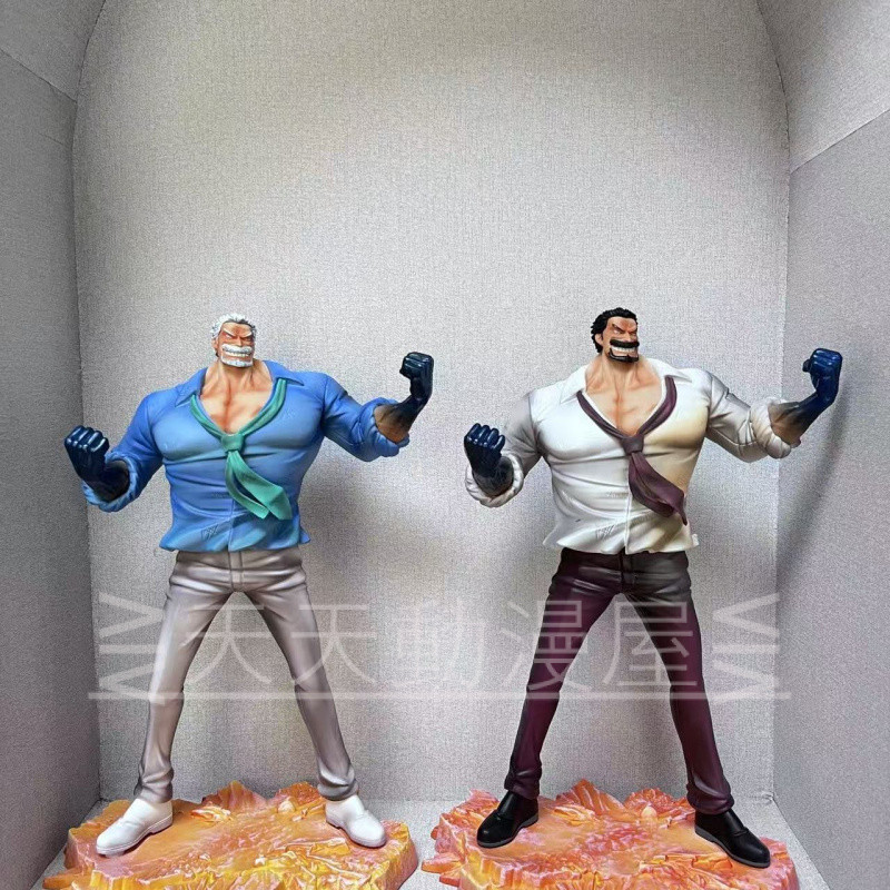 One Piece Model Navy Hero Monkey D Cap Youth Cap Standing Doll Decorative Boxed Gift