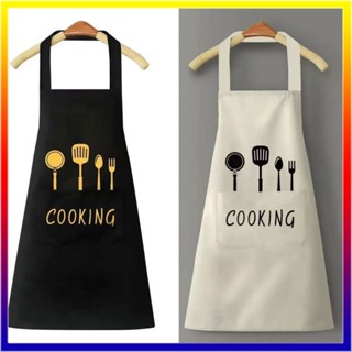 👍🏻【คุณภาพสูง】ผ้ากันเปื้อนกันน้ำสองชั้น สไตล์เกาหลี ผ้ากันเปื…