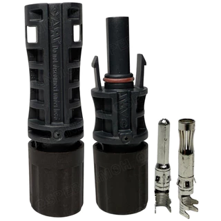 [ 1 คู่ ] CB-1002AS (CB-1002A) MC4 Connector 40A 1500VDC Link Connector ขั้วต่อสายไฟโซล่าเซลล์ คอนเน็คเตอร์ โซล่าร์ ผ...