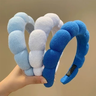 ที่คาดผมฟองน้ำ สีพื้นมาใหม่ พร้อมส่ง