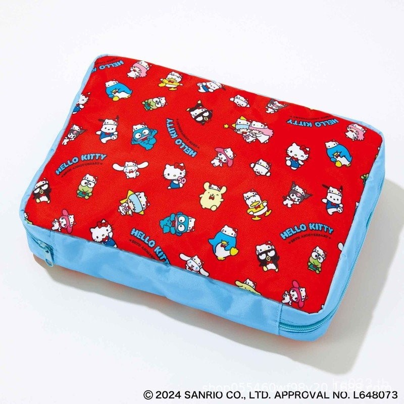 คลังสินค้าพร้อมนิตยสารญี่ปุ่น Appendix kt Cat กระเป๋าเครื่องสําอางความจุขนาดใหญ่แบบพกพากันน้ํากระเป๋