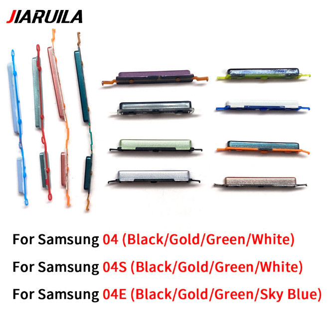สําหรับ Samsung A04 A04S A04E ปุ่มด้านข้างและปุ่มควบคุมระดับเสียง