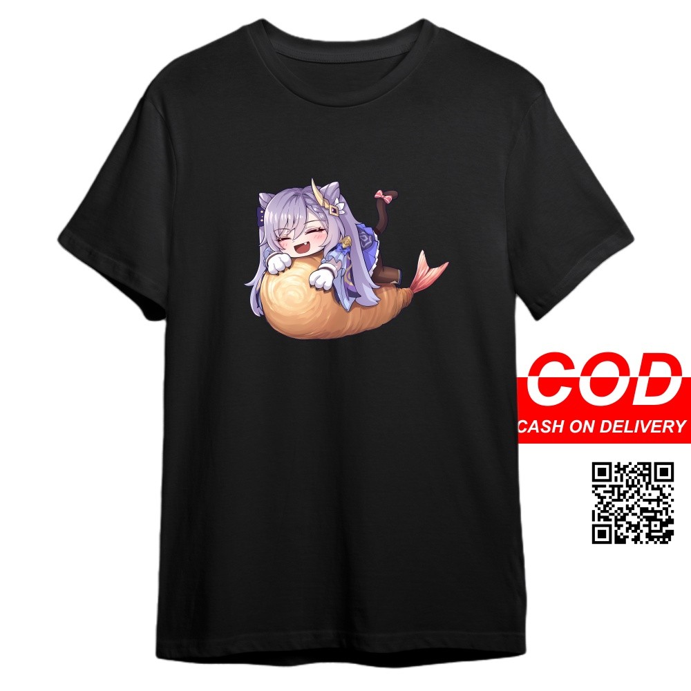 WHITE QUEEN - KEQING GENSHIN IMPACT STICKER EDITION เสื้อยืด - GENSHIN IMPACT keqing LIYUE