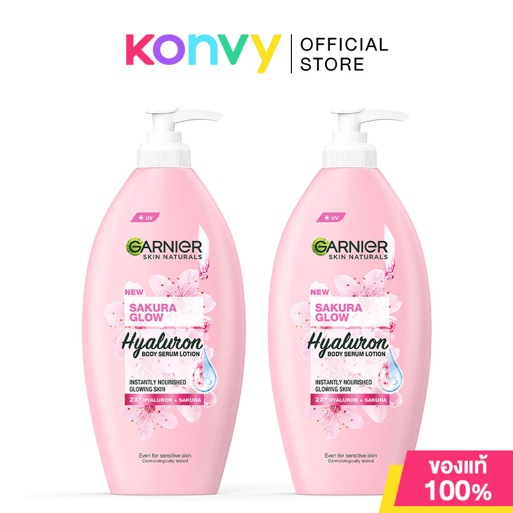 Garnier Bright Body ผลิตภัณฑ์บำรุงผิวกาย 400ml แพ็คคู่ ขาวกระจ่างใส thumbnail 3