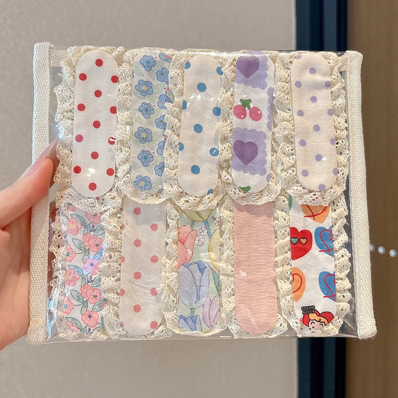 สติกเกอร์ตกแต่งผม Velcro แบบการ์ตูนสำหรับเด็ก พร้อมลายBangsและFinishingโพสต์