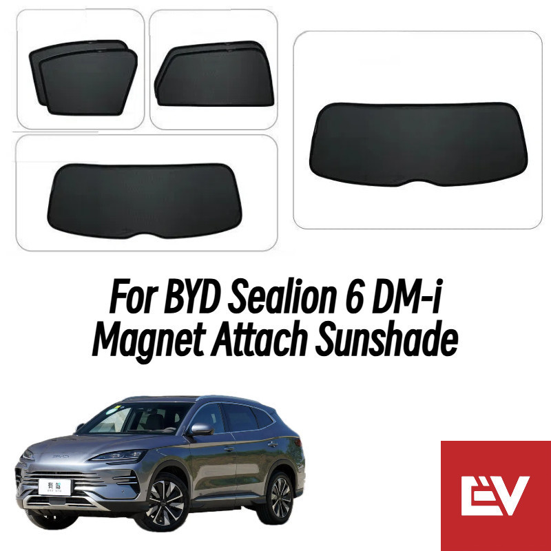 สําหรับ BYD Sealion 6 DM-i แม่เหล็กติดม่านบังแดด