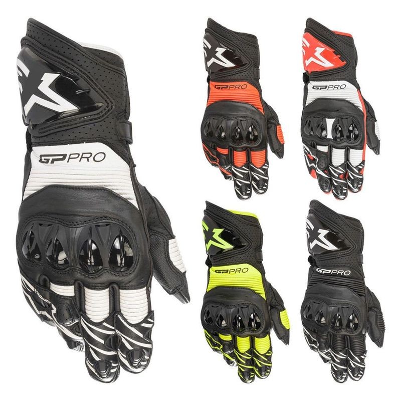 A Star GP PRO R3 ถุงมือรถจักรยานยนต์ Rider หนังยาวกันกระแทกหน้าจอสัมผัสกันลม Rider Four Seasons
