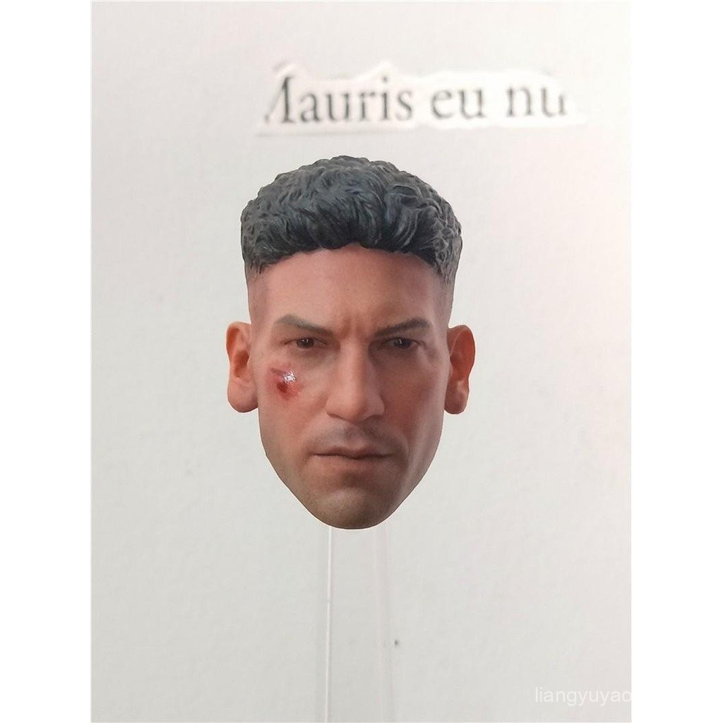 พร้อมสต็อก 1/6 ทหารหัวประติมากรรมละครอเมริกัน Daredevil Punisher Chopper Ense Head Sculpture