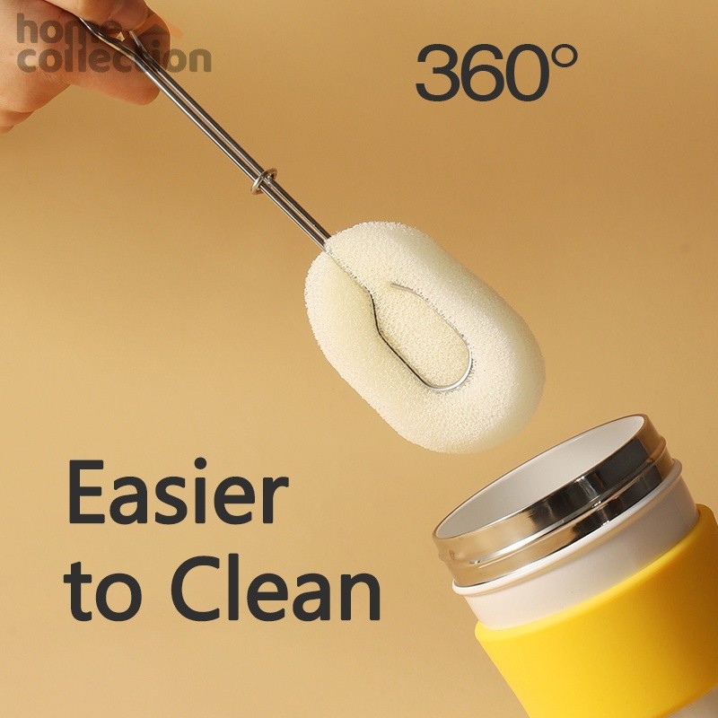 Chakolab Cup Brush วัสดุใยบวบเทียม ด้ามจับสแตนเลส 304 - รูปที่ 2