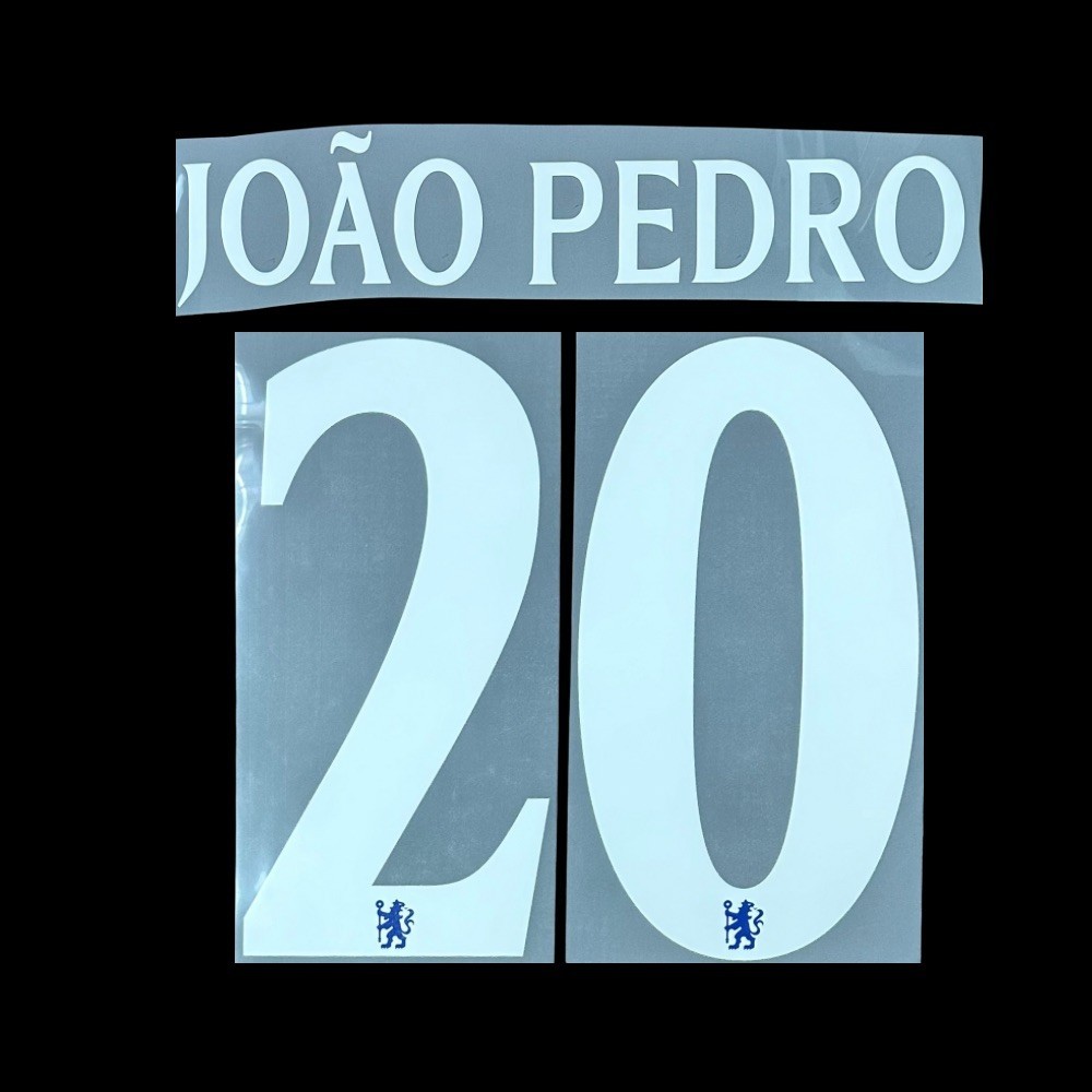 OFFICIAL JOAO PEDRO 20 Chelsea FC Home 2025-26 Cup UCL Print