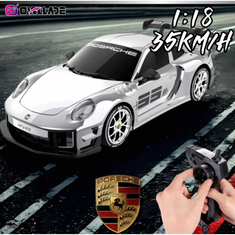 OWLLADE Rc รีโมทคอนโทรลรถของเล่นสําหรับของขวัญวันเกิดเด็ก 201-50C Silver-Bi-Cell 3T