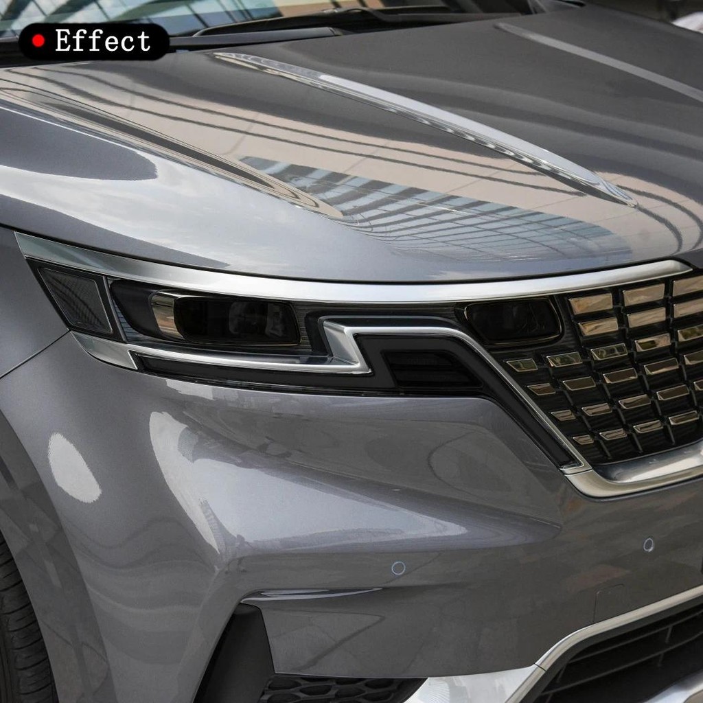 สําหรับ KIA Carnival 2020-2022TPU ไฟหน้ารถภายนอก Anti-Scratch ฟิล์มป้องกันไฟหน้าซ่อมสติกเกอร์อุปกรณ์