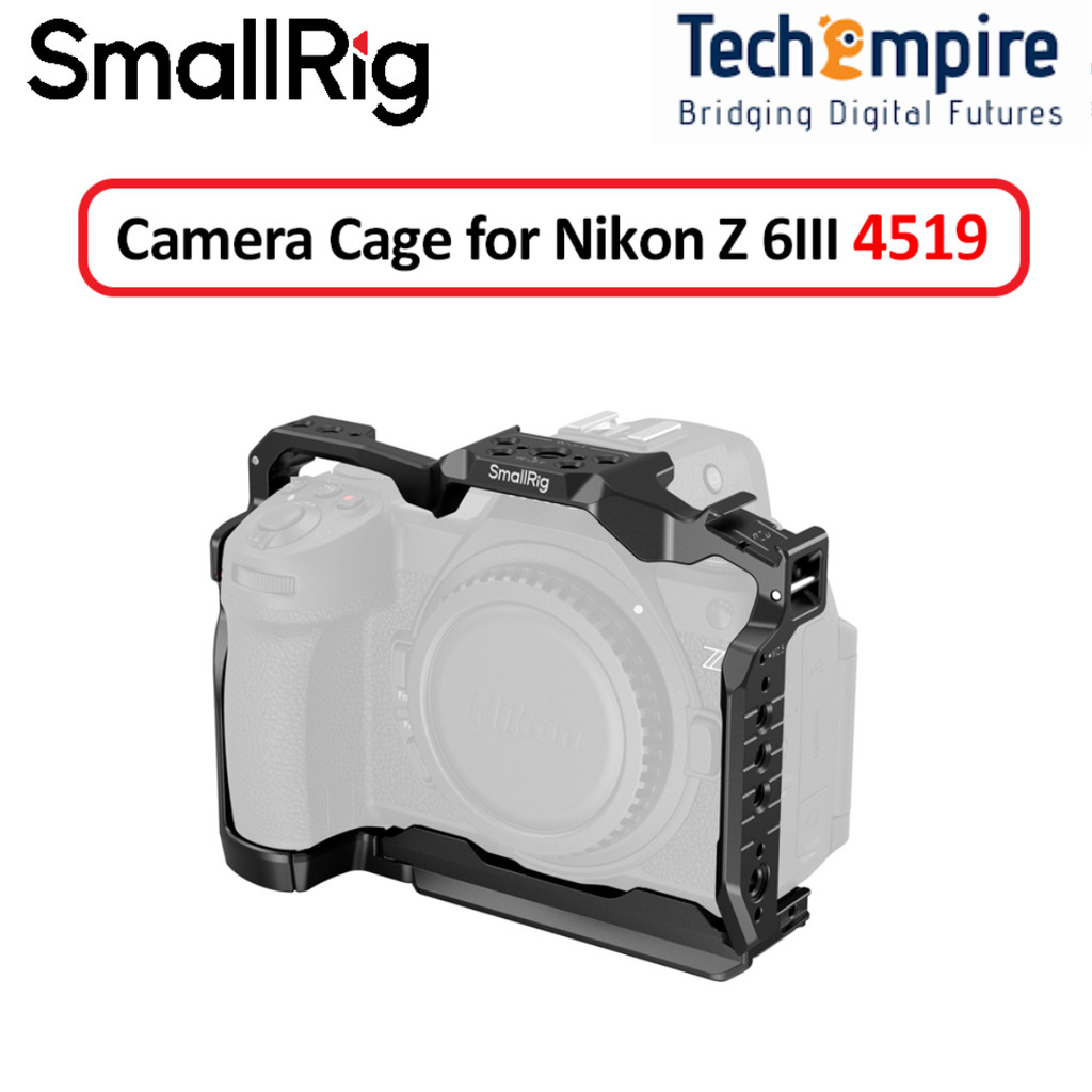 SmallRig Z6 III กล้องสําหรับ Nikon Z6 III อลูมิเนียมอัลลอยด์กล้อง Full Cage 4519