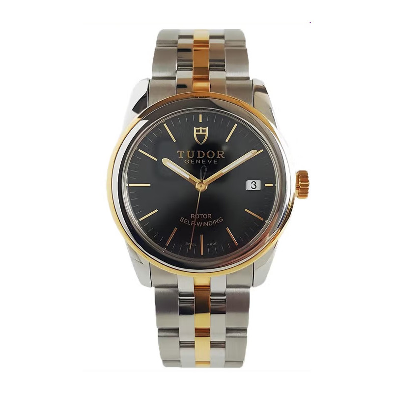 Tudora นาฬิกาผู้ชาย Junyu Automatic Mechanical Black Dial 36mm นาฬิกาผู้ชาย M55003-0007