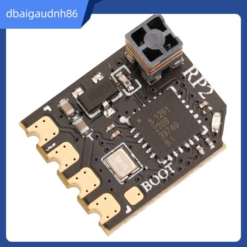 READY STOCKRP2 Nano Receiver 2.4Ghz ELRS Receiver สีดํา สําหรับ TX16S TX12 ELRS เวอร์ชัน