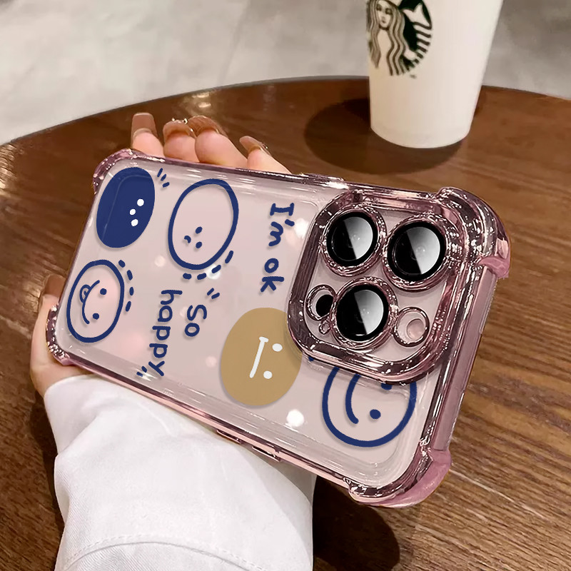 3 In1 Five Smiles สําหรับ Xiaomi poco C71 C75 X7 X3 F3 เคสโทรศัพท์ Soft Anti fall กรณี