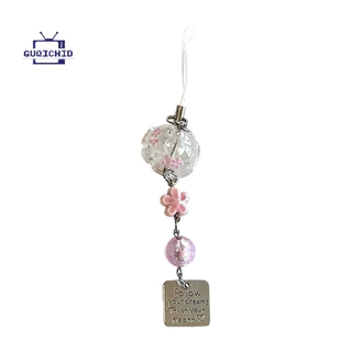 โทรศัพท์ Charms จี้, INS DIY ลูกปัดสร้างสรรค์กระเป๋าพวงกุญแจ, Lucky Wind Chime สําหรับ CCD กล้องกระเป๋านักเรียนอุปกรณ์เส