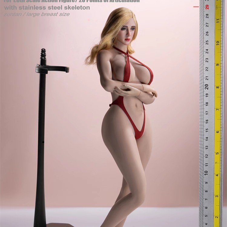 [พรีเมี่ยม] พร้อมสต็อก TBLeague 1/6 ยุโรปอเมริกันรูปร่างแยกเท้าสไตล์ไม่มีรอยต่อหญิง Body PLLB2023-S5