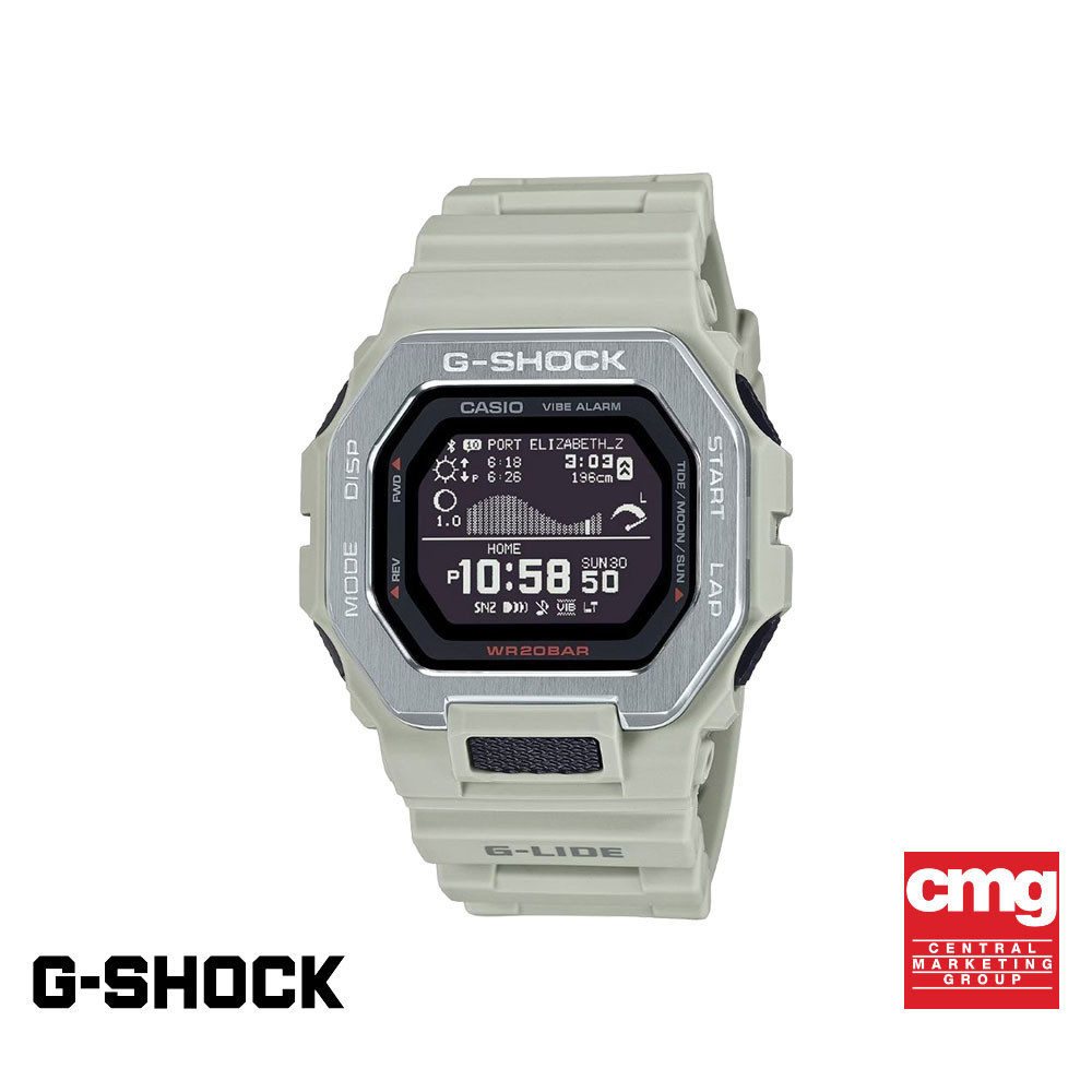 CASIO นาฬิกาข้อมือผู้ชาย G-SHOCK YOUTH รุ่น GBX-100-8DR สายเรซิ่น สีเทา