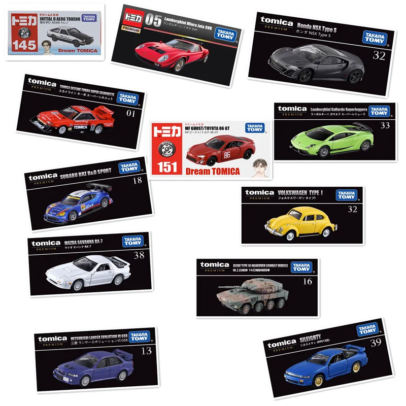 Takara Tomy Tomica Premium Mini โลหะ Diecast ยานพาหนะรุ่นของเล่นรถยนต์ TP34 TP07 TP30 TP33 TP35 TP15