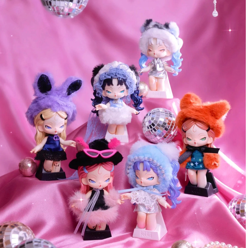DODO SUGAR DODO NAMI Midnight Disco กล่องตาบอด สไตล์ที่เลือกได้ น่ารักตุ๊กตา ของเล่น