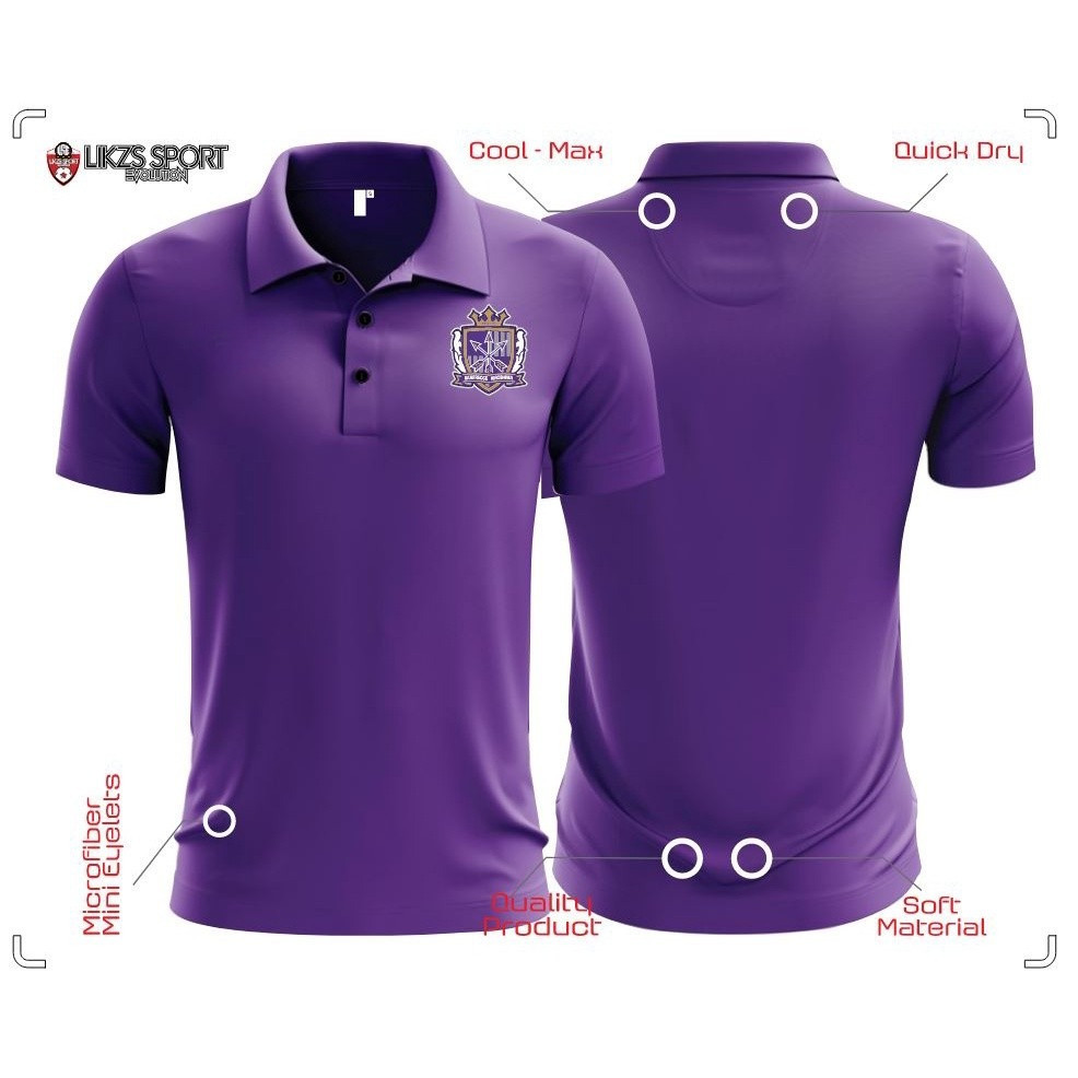CQ X Sanfrecce Hiroshima Fc Travel Jersey DX1 Football Polo Japanese J League Baju Berkolasepak Team