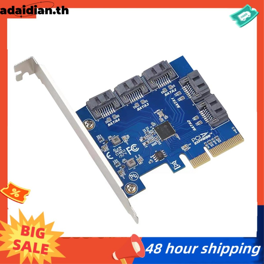 PCI-E Riser การ์ด PCIE 3.0-4X ถึง 5 การ์ดขยาย PCIE เป็น Riser การ์ดอะแดปเตอร์สําหรับ PC