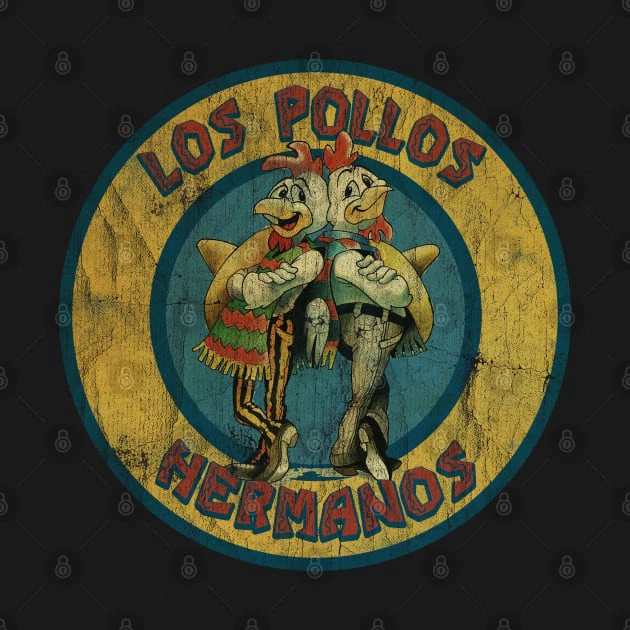 เสื้อยืด Vintage LOS POLLOS HERMANOS Cotton 100% สีดำ thumbnail 9