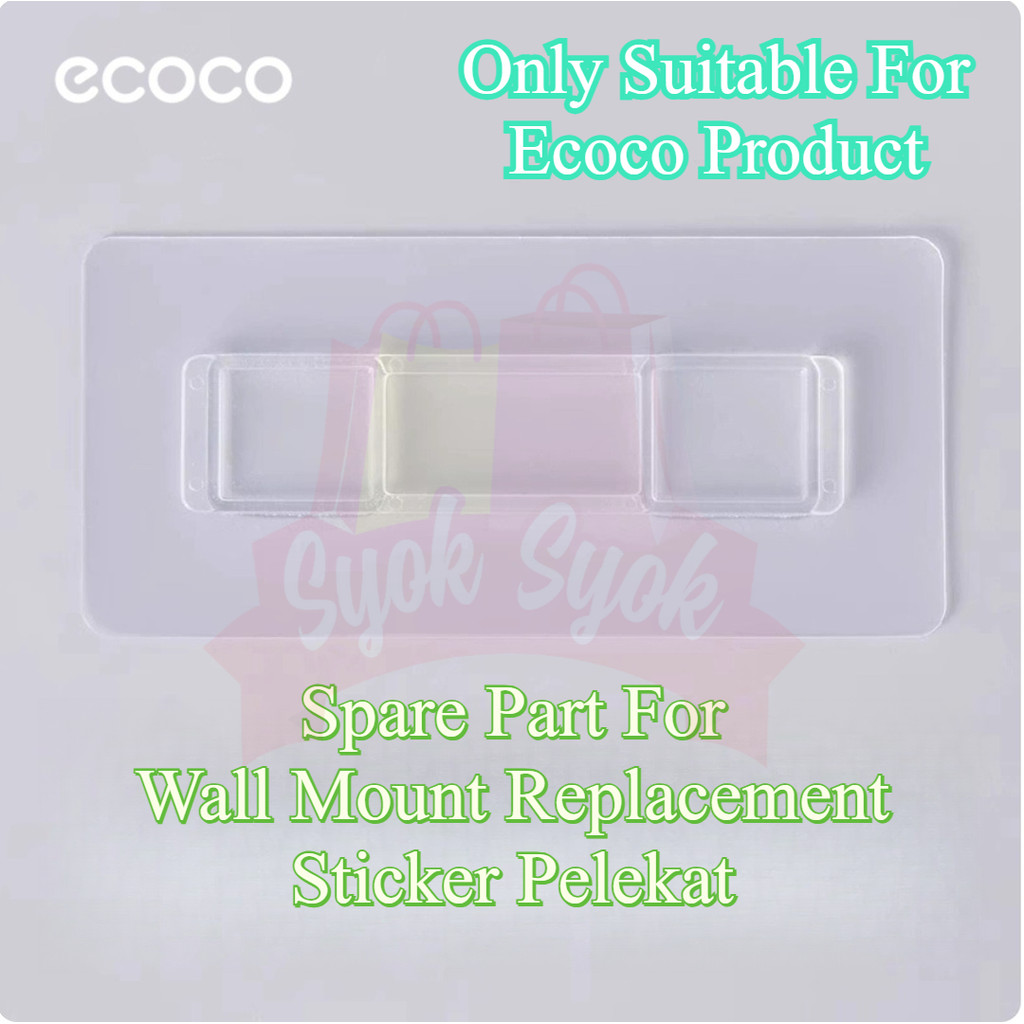 SyokSyok ECOCO สติ๊กเกอร์ติดผนัง Pelekat กาวหมากฝรั่งเปลี่ยน ECOCO สินค้าสติกเกอร์อะไหล่หน่วยสติกเกอ