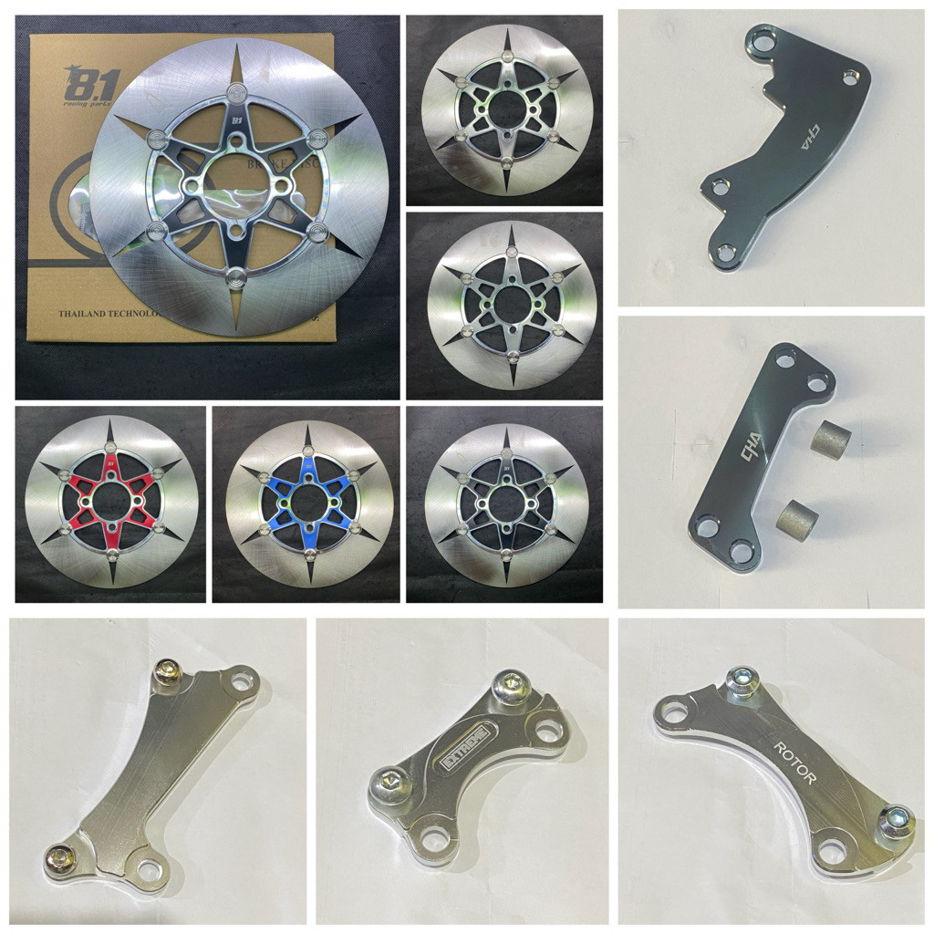 DISC 8.1 Racing Parts 6164-N221 ROTOR HQ-36 Universal 220 มม.และ 260 มม.BUTA CNC Floting ปุ่ม Stanle