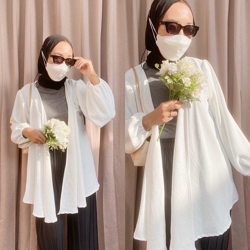 OUTER CRINKLE // OUTER SIMPLE // DAHLIA OUTER // CARDIGAN // PLAIN WOMENS OUTER // MOTIF WOMENS OUTE