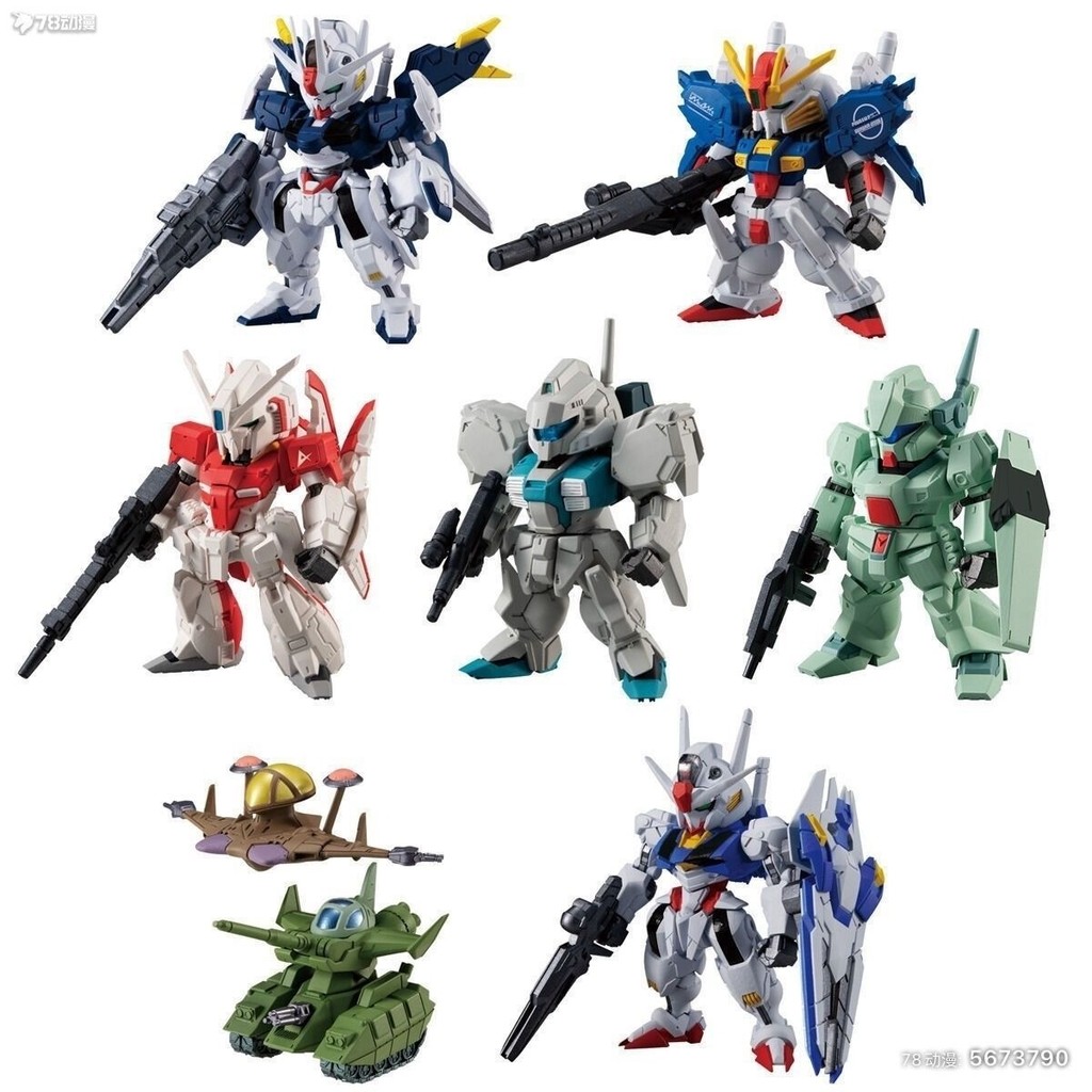 BANDAI [FUSION WORHS] FW23 GUNDAM CONVERGE #23 กาชาปองชนิดบรรจุกล่อง Nero,S Gundam,AERIAL,Z Plus A1,