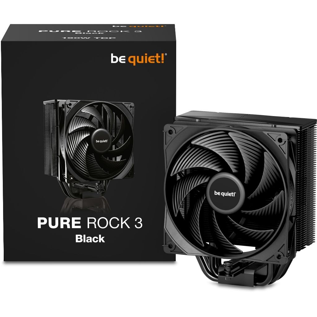 CPU AIR COOLER BE QUIET PURE ROCK 3 BLACK 190 TDP พัดลมซีพียู - BK039