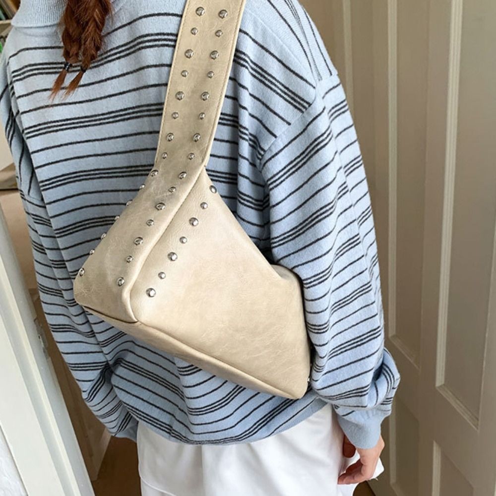 กระเป๋าถือ LUNAEDGE Retro Rivet ออกแบบตามแฟชั่นpunkและโมเดิร์น สำหรับฤดูใบไม้ร่วง - รูปที่ 7