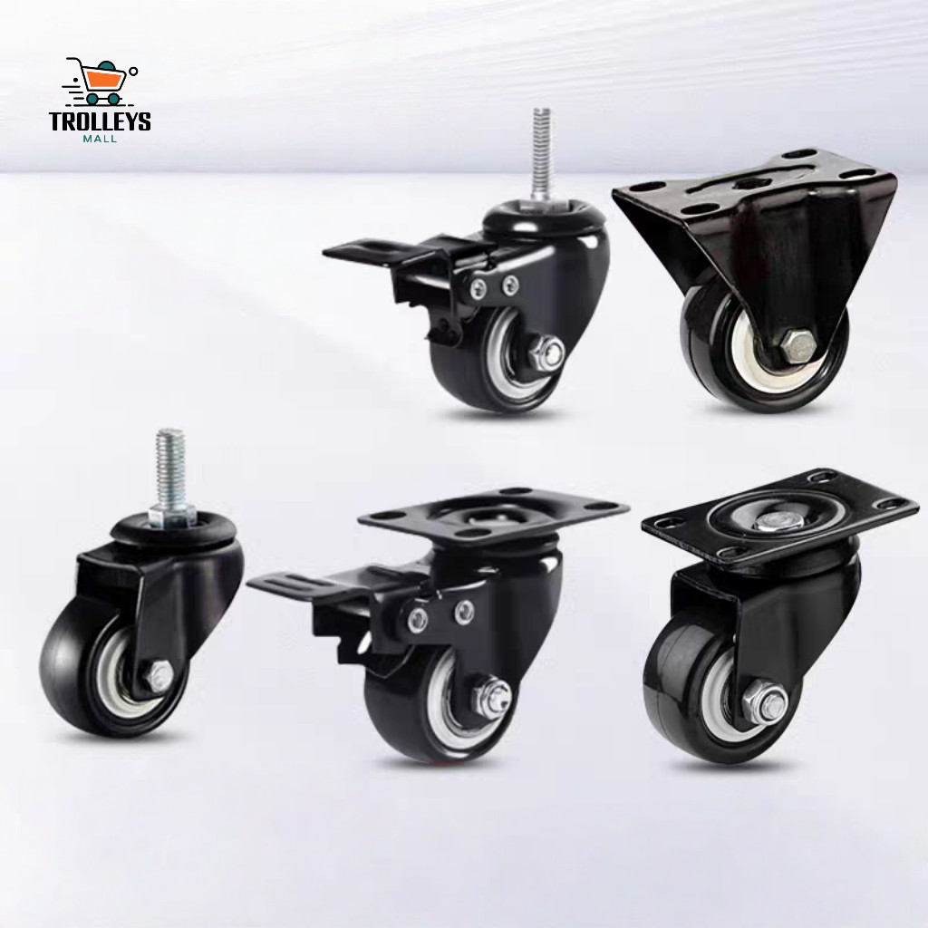 ล้อรถเข็น 1.5นิ้ว 2นิ้ว  ลูกล้อรถเข็น ล้ออะไหล่รถเข็น