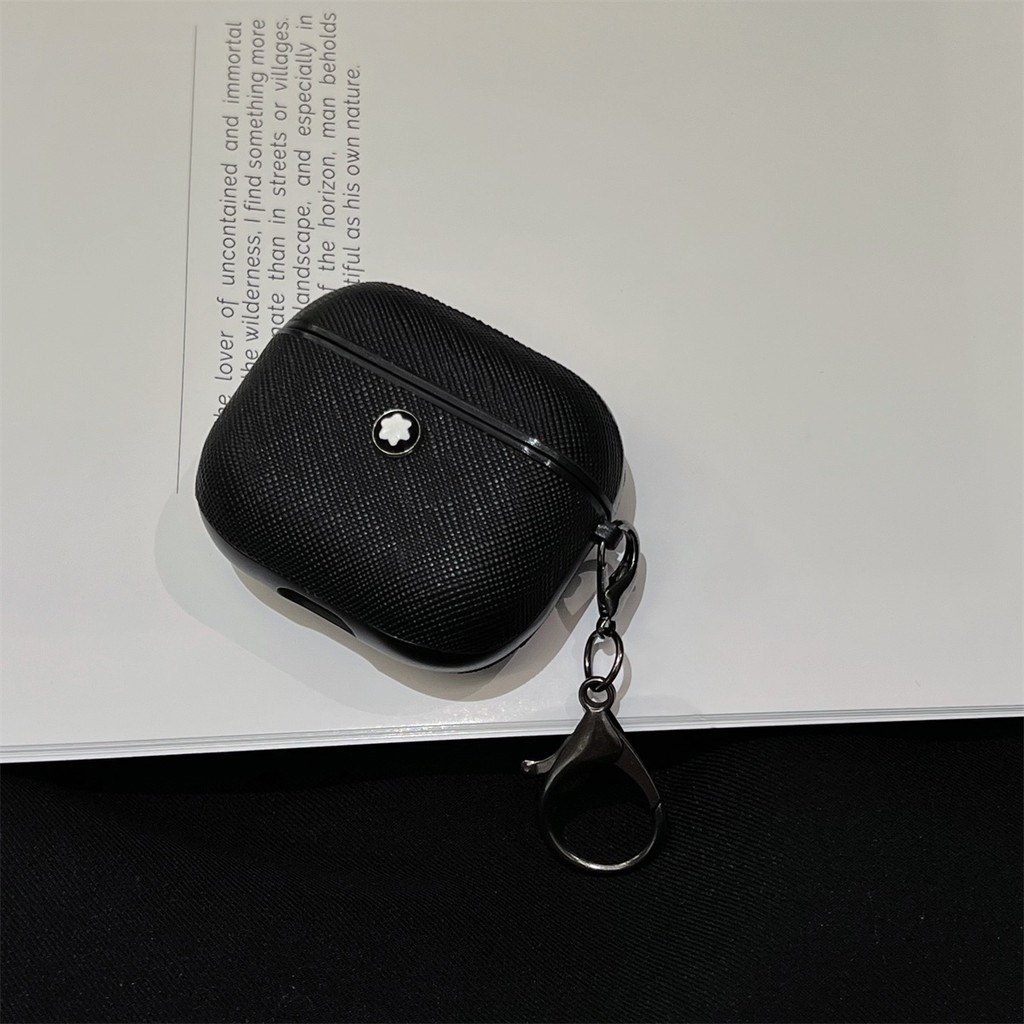 Mon Blanc หรูหราหนังนุ่มปลอกเปลือกสําหรับ AirPods 4 ANC Pro3 PRO 2 1/2/3 เคสป้องกัน - รูปที่ 6