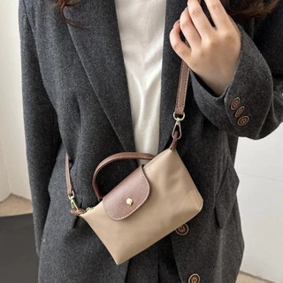 กระเป๋า Hobo สีบล็อก ผสมสไตล์วินเทจและเกาหลี - มินิมอลแฟชันสำหรับการแต่งตัวแบบลำลอง