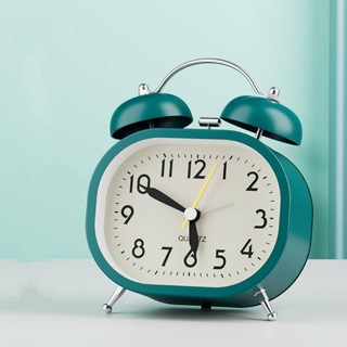 นาฬิกาปลุก นาฬิกาตั้งโต๊ะเสียงกระดิ่ง เสียงดัง มีไฟดูกลางคืน