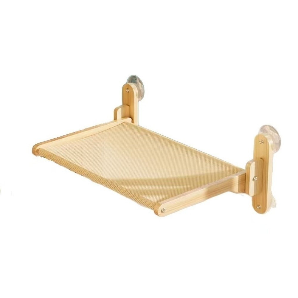 AURO Wall Cat Hammock,ขนาดใหญ่หน้าต่างพับได้,ถ้วยดูดทนทานBreathableตาข่ายแขวนเปลญวนสัตว์เลี้ยงลูกแมว Nest - รูปที่ 7