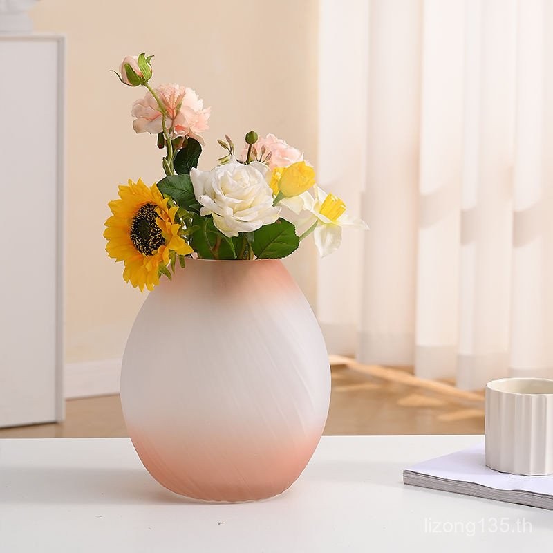 สูง Nordic โต๊ะรับประทานอาหารการจัดดอกไม้แก้วห้องนั่งเล่น Aquaculture Influencer เครื่องประดับหรูหรา