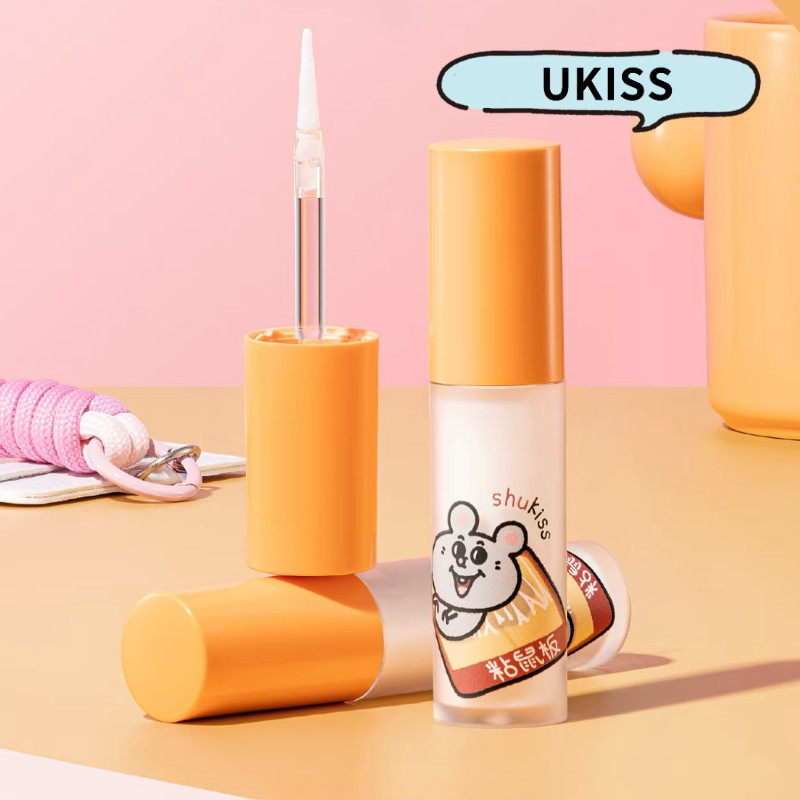 UKISS กาวติดขนตาปลอมติดทนนานการตั้งค่าแบบแห้งเร็วแบบโปร่งใสปราศจากฟอร์มาลดีไฮด์