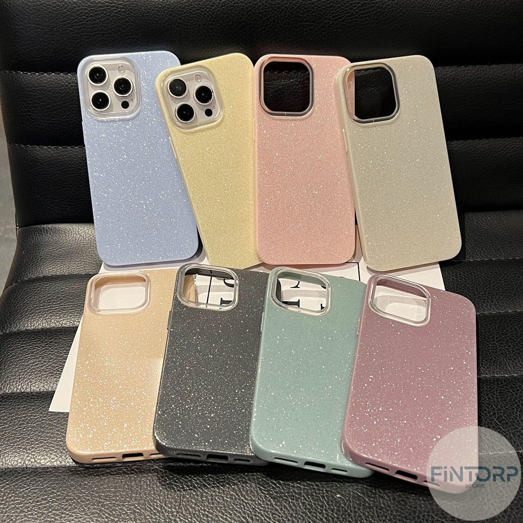 IMD เคส For IPhone 11 12 13 14 15 16 Pro Max 16ProMax 15ProMax กลิตเตอร์ เคสกันกระแทกแบบ PC แข็งสุดหรู