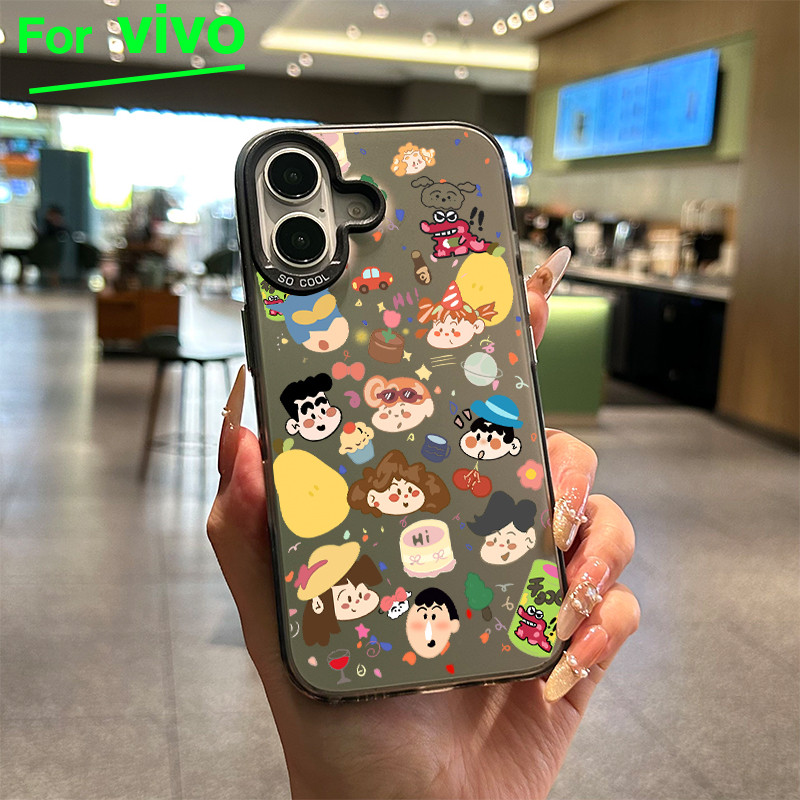 สำหรับ Vivo เคส Y200 Y20 Y20s Y12s Y12A ติดกระดาษน้ำตกการ์ตูน Y17 Y12 Y15 Y11 Y12i Y15A โทรศัพท์วิโว่ V40 V40PRO Y18 ราคา ถูกที่สุด ดีลบีเคเค แกลเลอรีภาพที่ 6