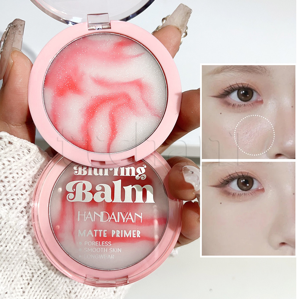 Handaiyan Setting Powder - คอนซีลเลอร์เนื้อแมทสีชมพู - พร้อมพัฟเครื่องสําอาง - กันน้ํา ติดทนนาน - เค้กแป้งควบคุมความมัน - เครื่องสําอางแต่งหน้าใบหน้า