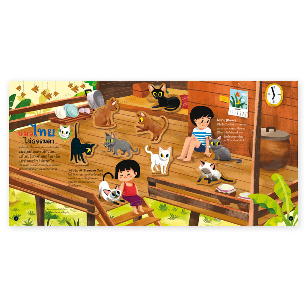 ห้องเรียน หนังสือสติ๊กเกอร์ ความลับของแมว ความรู้รอบตัวรู้จักแมวสายพันธุ์ต่างๆ หนังสือรางวัล - รูปที่ 3