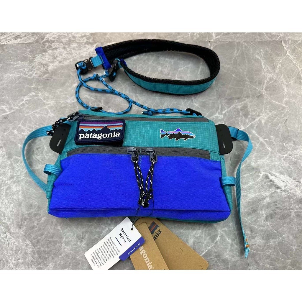 กระเป๋าสะพายข้าง Patagonia กระเป๋าสะพายผ้าไนลอนน้ําหนักเบา