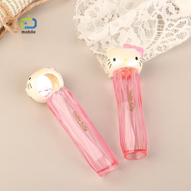 [maygood] 1 ชิ้นน่ารักการ์ตูน Kitty Cat Beauty ไม้จิ้มฟัน Swab ขวดน่ารักความงามแบบพกพาไม้จิ้มฟันขวดคอนเทนเนอร์สําหรับสาวของขวัญ {TH}
