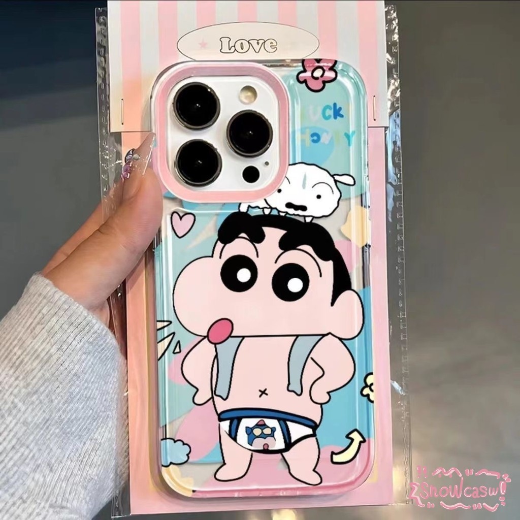 ดินสอสีน่ารักชิน chan เคส Redmi 12 12C 10 9T 9A 9C 10A 10C NFC Redmi Note 12 9 8 10s 11 10 Pro Plus Max POCO M3