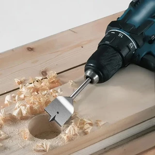 ชุดดอกสว่าน ใบพาย 6 ชิ้น ขนาด 10-25 mm ดอกสวมเร็วแกนหกเหลี่ยม เจาะไม้ พลาสติก WOOD FLAT DRILL SETS